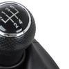 VW Lupo 98-05 Pomello Cambio Nero + Cuffia, Foro 12 MM