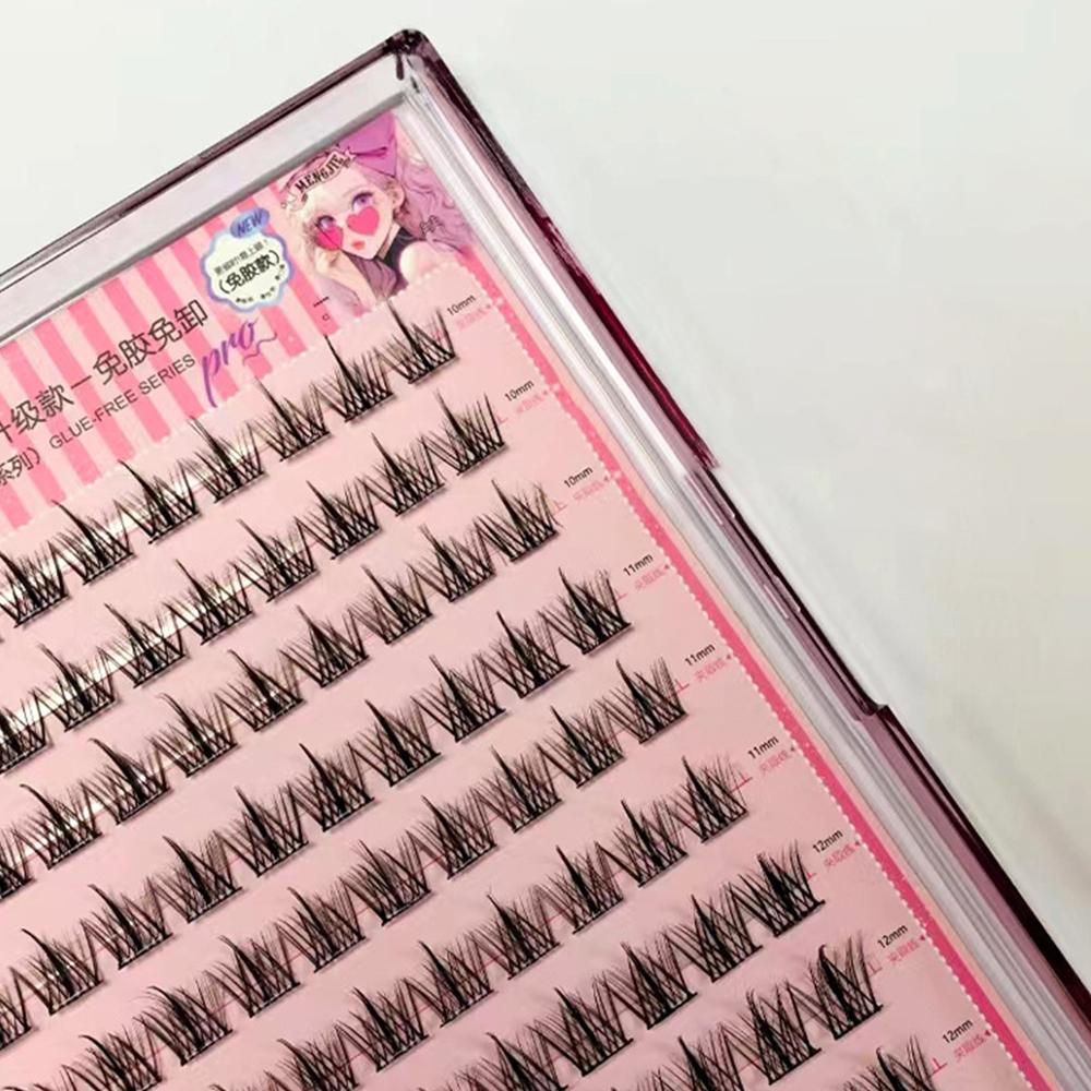 Natural Look Self Adhesive Cluster Lashes No Glue Needed Segmented Eyelashes  DIY Eyelash Extension
