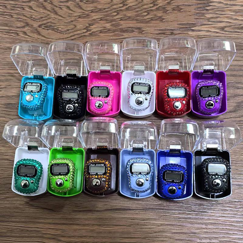 Diamond-Set Tally Counter Ring