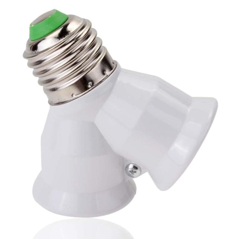 

Screw E27 LED Base Light Lamp Bulb Socket E27 To 2-E27 Splitter Adapter HOT