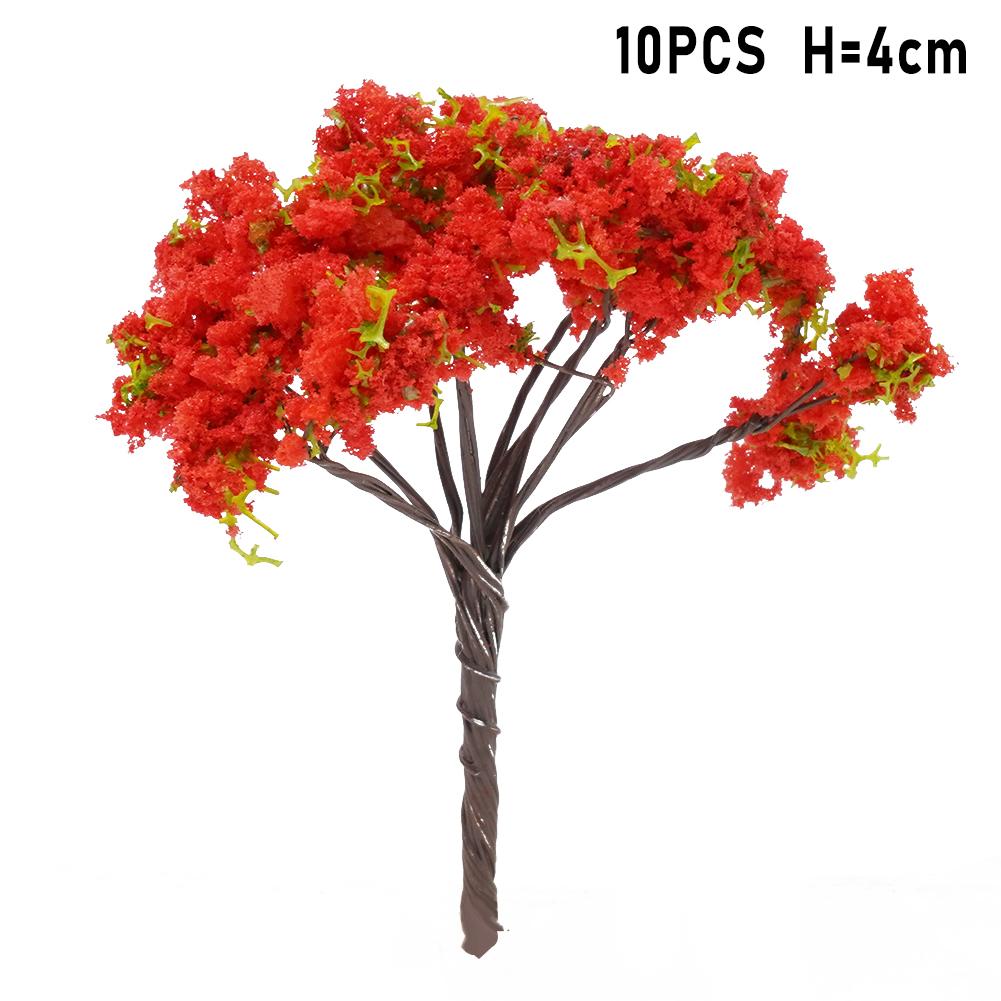

Roadway For Sand Table Model Tree Garden Park Party Flower Tree Model Train Red Flowers Scenery Diorama Garden