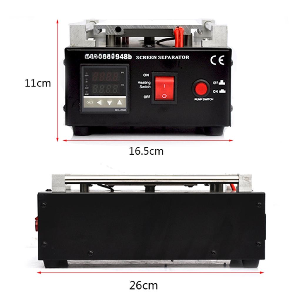 550W 7 Pompe per Vuoto Integrate Separatore Schermo LCD Riscaldamento Automatico Macchina per Riparazione Piastre di Copertura Diverse per Cellulare