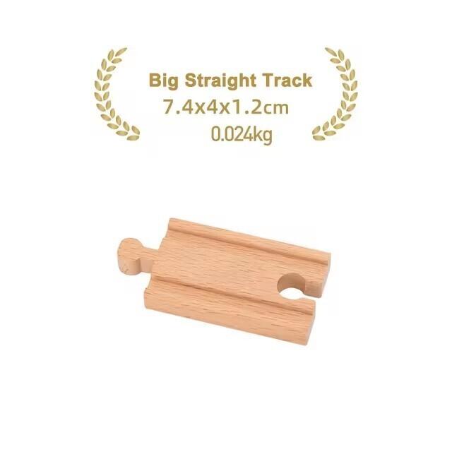 All Kinds of Wooden Track Accessories Beech Wood Railway Toys Fit For Brand Wooden Train Tracks Education Toys For Children