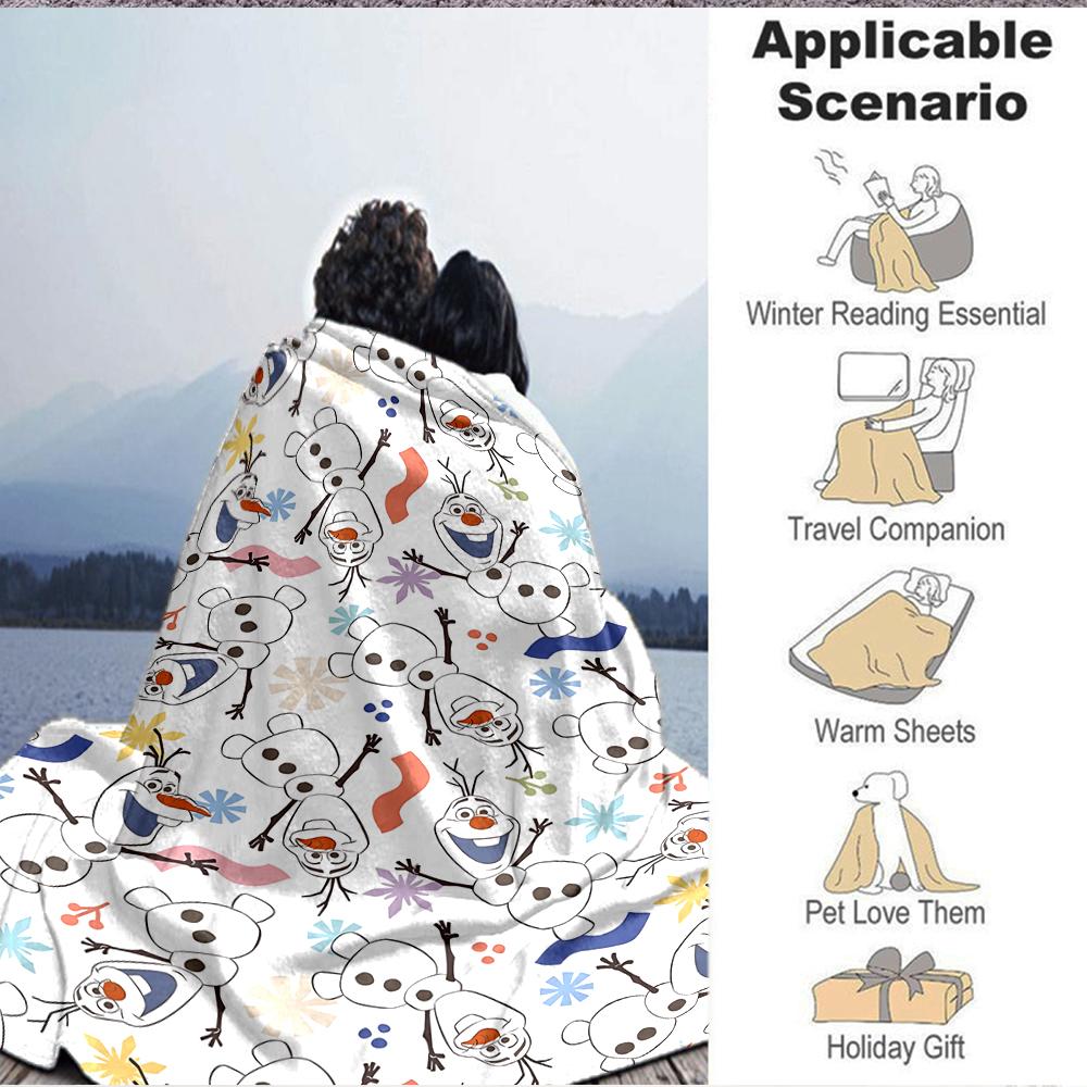 1Pc Cute Koala Winter Flannel Fleece Blanket Soft Warm Throw Blanket For Sofa Bed Couch Home Decor Travel Nap Blanket Xmas Gift Q128