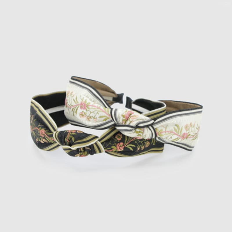 

LALA Этническая Премиум Повязка для волос с узлом IVORY