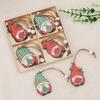 Wooden Faceless Doll Pendant for Christmas & Easter Decorations