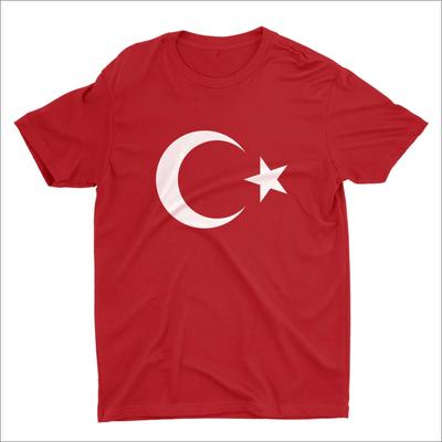 T-shirt Bandiera Turca Turco Turco Famiglia Coordinata Regalo Patriottico T-shirt 2-4XL