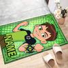 Custom Ben Mat Personalized Name, Polyester Washable Indoor Entryway Rug, Gift for Christmas, Easter, Thanksgiving Day
