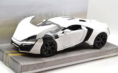 JADA TOYS Ölçek Big Time Muscle Hyper 124 "Lykan Sports" (Beyaz) [Öğe]