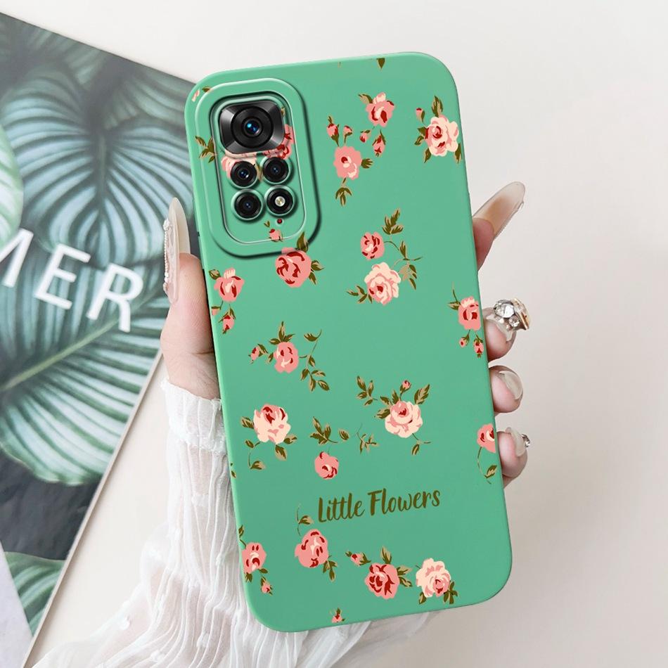 Für Xiaomi Redmi Note 11 11s 4G Handyhülle Redmi Note 11 Pro 4G Global Eleganter Druck Weiches Silikon Linsenschutz Bumper