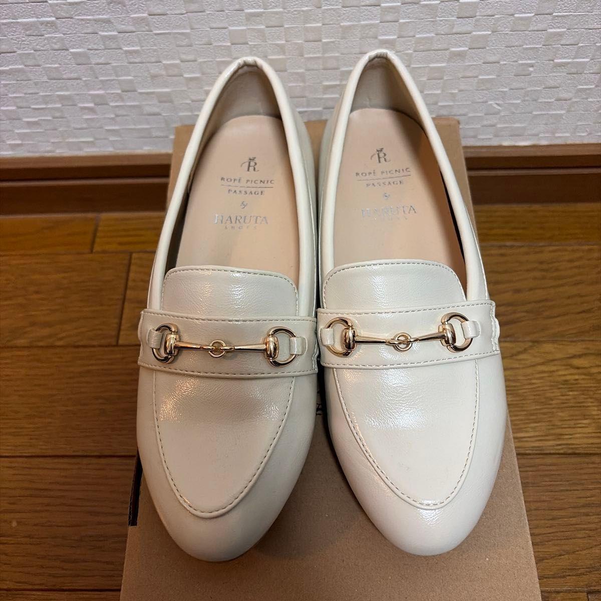 HARUTA Rope Picnic Loafer with Bit Ivory