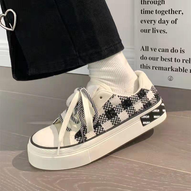 Fashion Women's Casual Sneakers Chunky White Espadrilles Luxury Green Cute Canvas Shoes for Women Fashion Shoe Designer Black Flat Hit