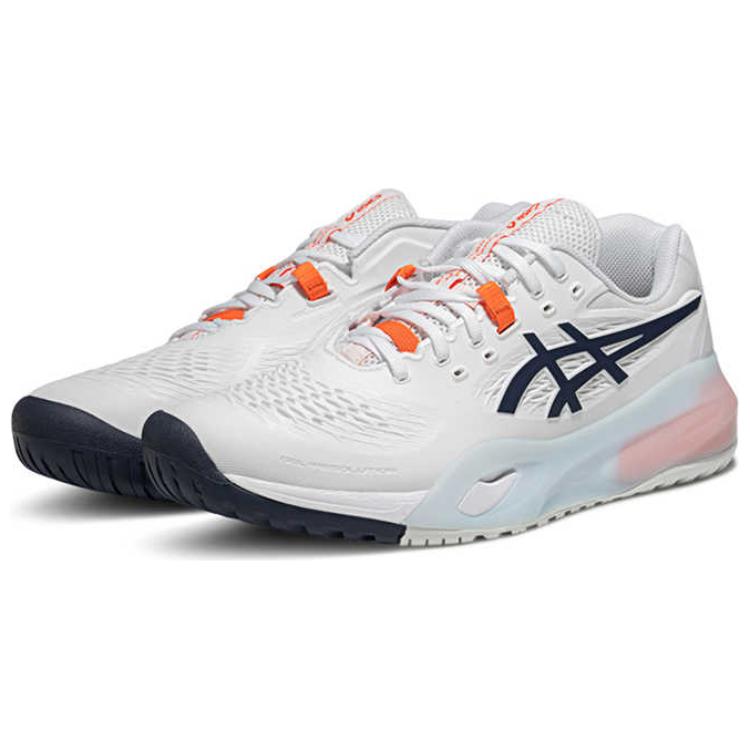 New Asics Gel Resolution X White Indigo Fog 1041A481-110
