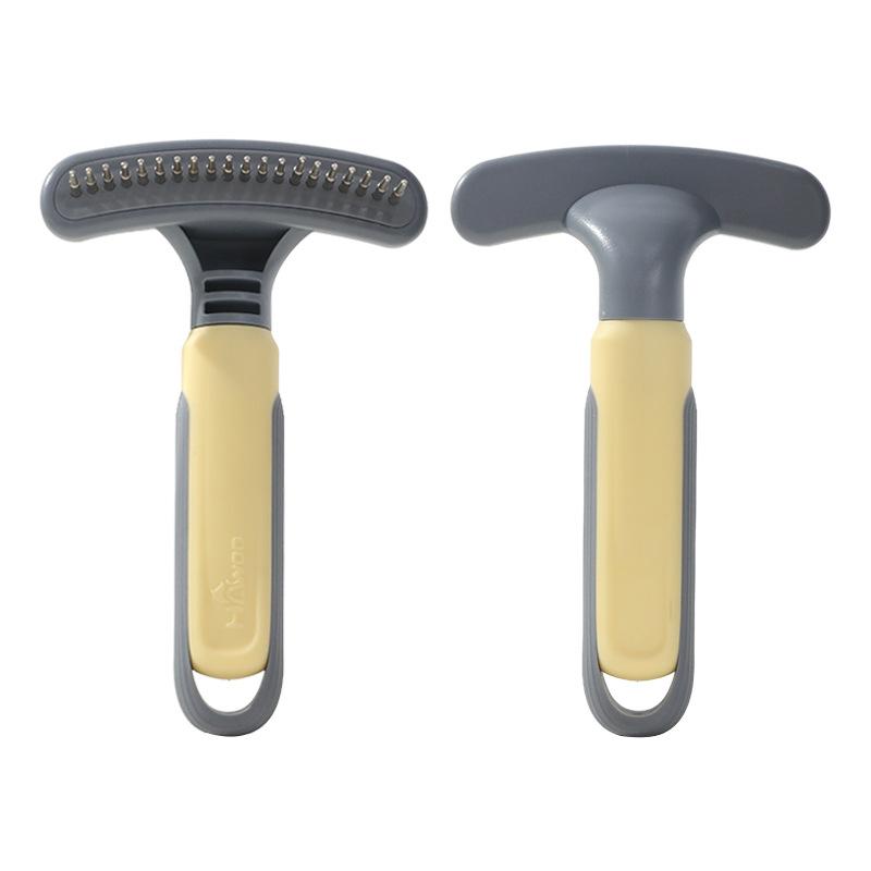 Universal pet comb for cats and dogs, bubble shell single row nail rake hair removal comb Grooming nail rake comb for medium and large dogs