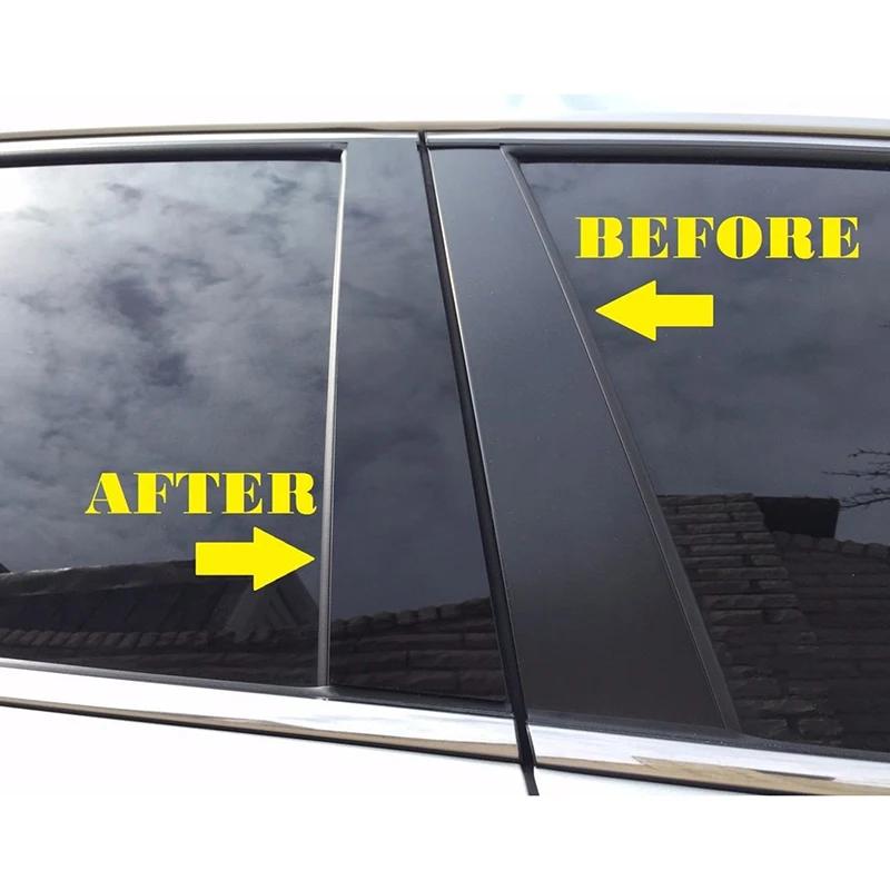 6Pcs/Set Car Pillar Posts Door Window Trim Cover Stickers for Buick Lacrosse 2010-2016 Auto Styling
