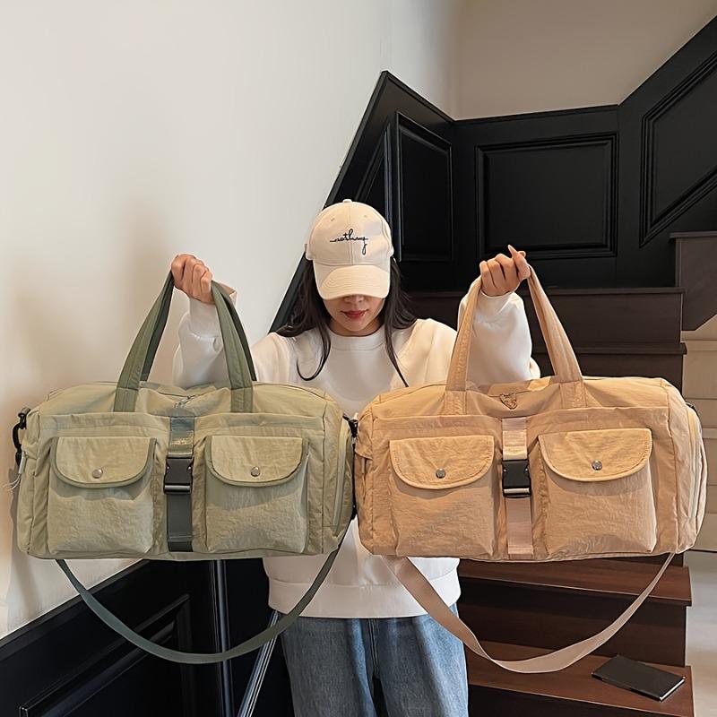 Geantă Duffel de Gimnastică și Călătorie de Mare Capacitate cu Separare Uscat/Umed, Genți Duffel Spațioase pentru Călătorii de Weekend, Ideale pentru Călători și Pasionați de Fitness