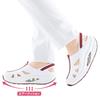 Anfamie Nurse Shoes, Sport Fit Sneakers, Boat Sole, Comfortable, 2-Way, Sweat-Resistant, Mesh Material, Sizes 25.0-25.5 cm, 2E, Navy