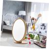 FOMIYES Folding Desktop Makeup Fashionable Makeup Car for Home and Salon Convenient Storage Mirror, Mirror, Design, Beige, Use,