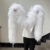DIY 10-lagige weiße extra volle Straußenfederboa für Accessoires und Modedesign Cosplay Halloween-Kostüm Burlesque Tanz & Bühne
