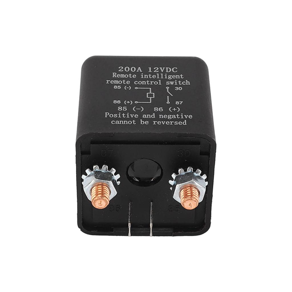 Távirányítós akkumulátor leválasztó kapcsoló 12V 200A Autó vezeték nélküli áramtalanító Kettős automatikus szigetelő