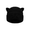 Soft Warm Winter Cap Cat Ear Embroidered Bonnet Casual Casual Knit Cap  Autumn Winter