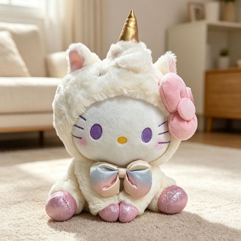 

20-25cm Cute Plush Dolls, Unicorn, My Melody, Cinnamoroll, Kuromi,Hello Kitty, Cartoon Cute Plush Toys, Birthday Gifts &Small Presents