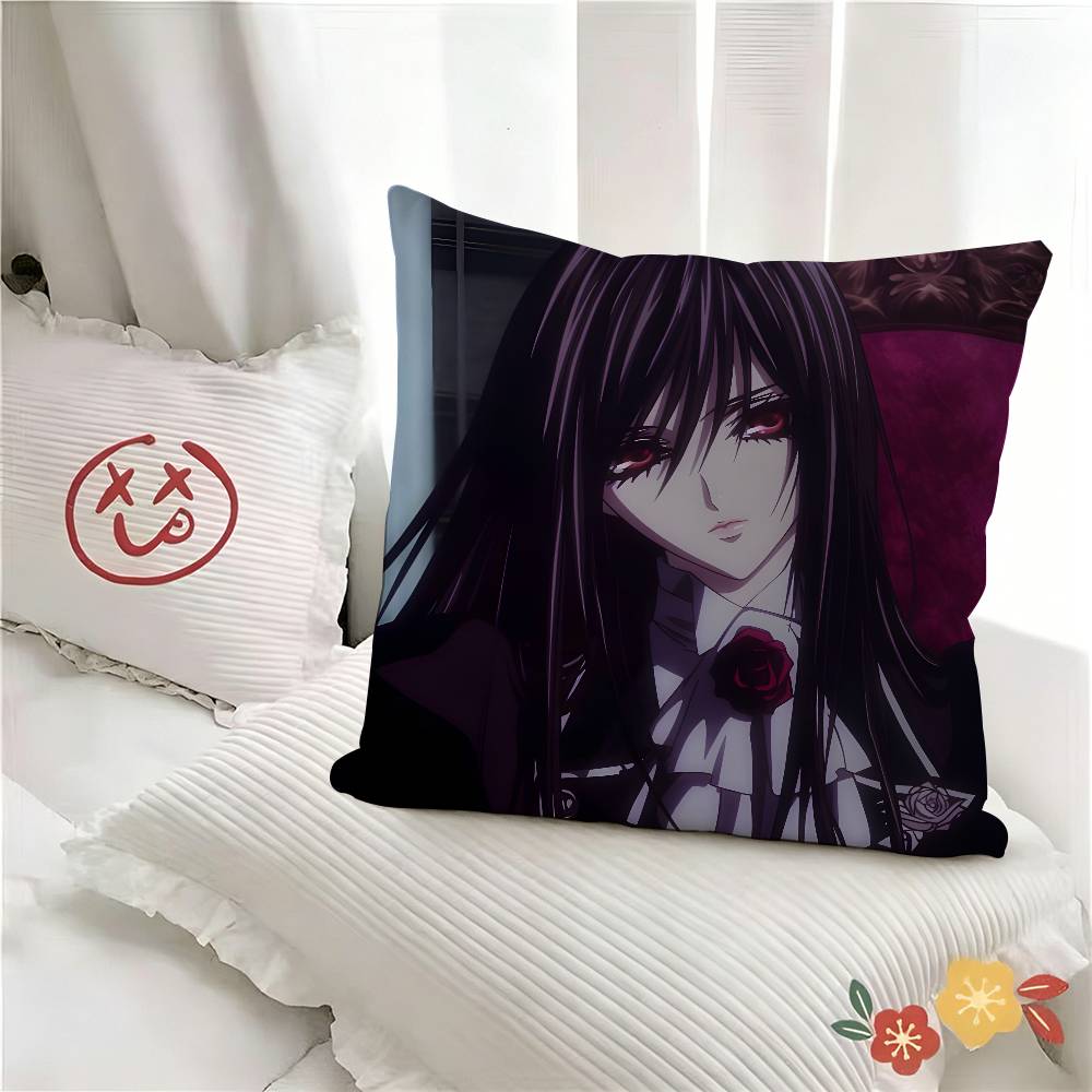 pc Anime VVampire Knight Pillow Case Fashion Square Pillowcase Bedroom Sofa Room Ins Decoration Leisure