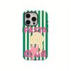 Luxury Clmj Fashion Red Leather Print Pattern Phone Case for iPhone 17 16 15 14 13 12 11 X Air Pro Max Plus Double-layer Cover