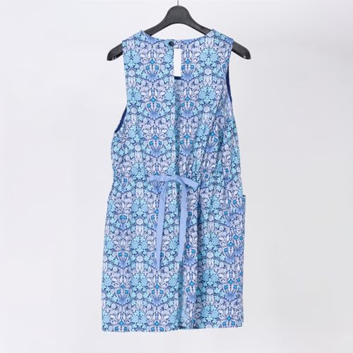 Naigai LIBERTY Floral Apron, Stylish, Water-Repellent, with Pockets, Nordic Style, Tie-Back, Suitable for Kitchen and Nursery School, Women's, 7055400