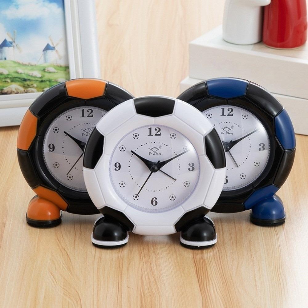 ABS Electronic Alarm Clock Football World Cup Clock Modern Soccer Shape Alarm Clock Study Room