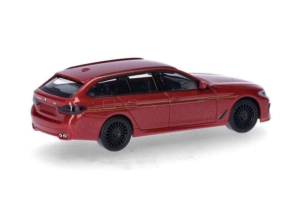Helpa 1/87 Alpina B5 Touring Red Metallic B5 Touring HO Scale Die-Cast Model Car