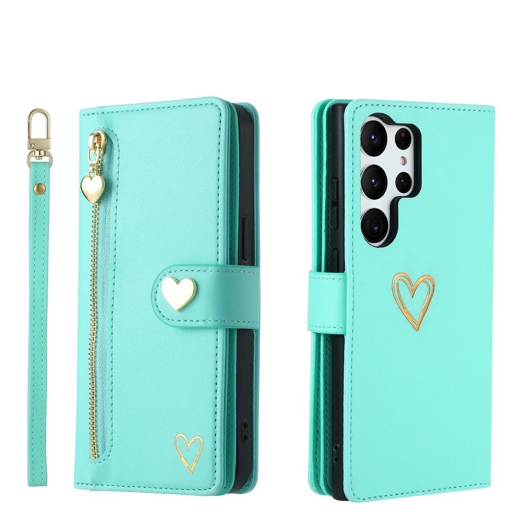 Zipper Cards Solt Wallet Leather Case For Samsung Galaxy S26 Ultra S25 S24 S22 Plus S21 FE A16 A26 A36 A56 A34 A54 Purse Cover