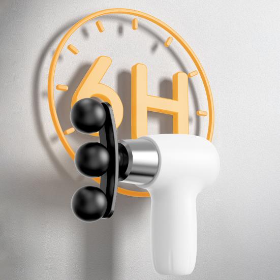 Mini Percussion Massager Portable Deep Tissue Massager 6 Speeds & 9 Attachments Silent Operation Massage Tool for Muscle Relief