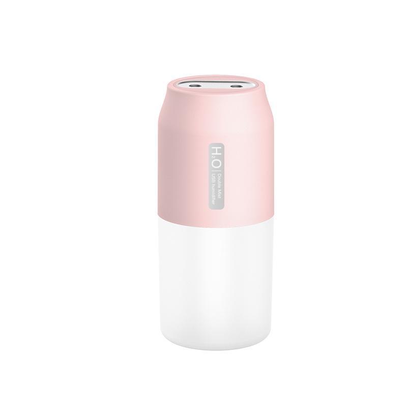 USB Portable Desktop Humidifier with Large Mist & Ambient Light - Air & Water Purifier