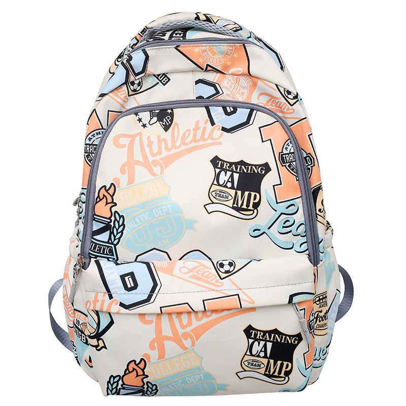 High School Students Backpack Elementary School Students Girls Junior High School Students Graffiti Children's Backpack