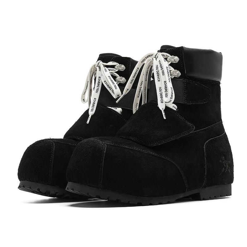 Aumento altezza interna CM invisibile pantofole opache design di nicchia fondo spesso stivali da neve alla moda sci Martin