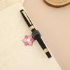Flowers Metal Pen Clip With Spring Creative Spring Clip Student Pen Clip For Notebooks School