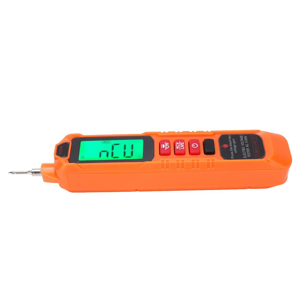 Voltage Tester 12V300V LCD Display Buzzer Alarm Multifunctional High Efficiency AC Voltage