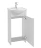 Floor standing bathroom cabinet with washbasin 40 Kredo white