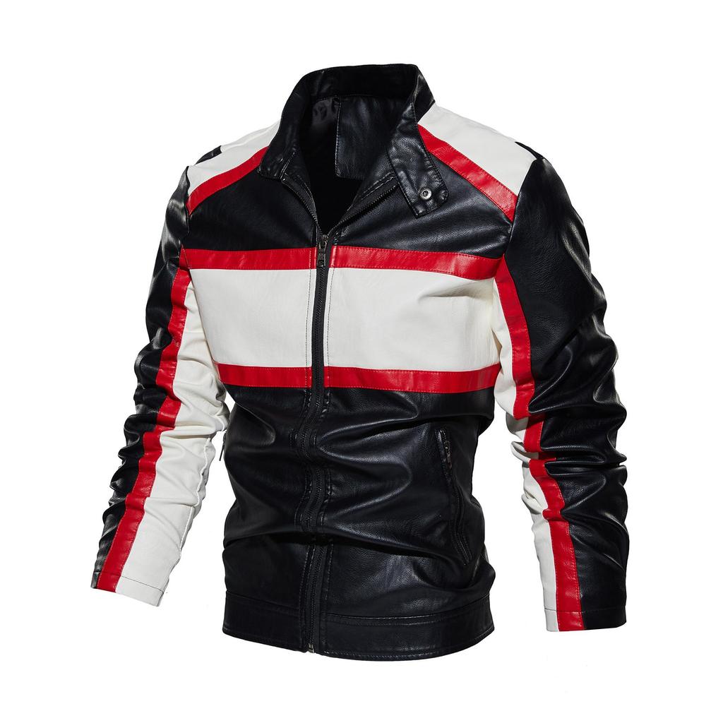 Giacca autunno inverno uomo giacche da baseball ricamate cappotti in pelle pu giacche in pelle pilota in pile slim fit college maleluxury