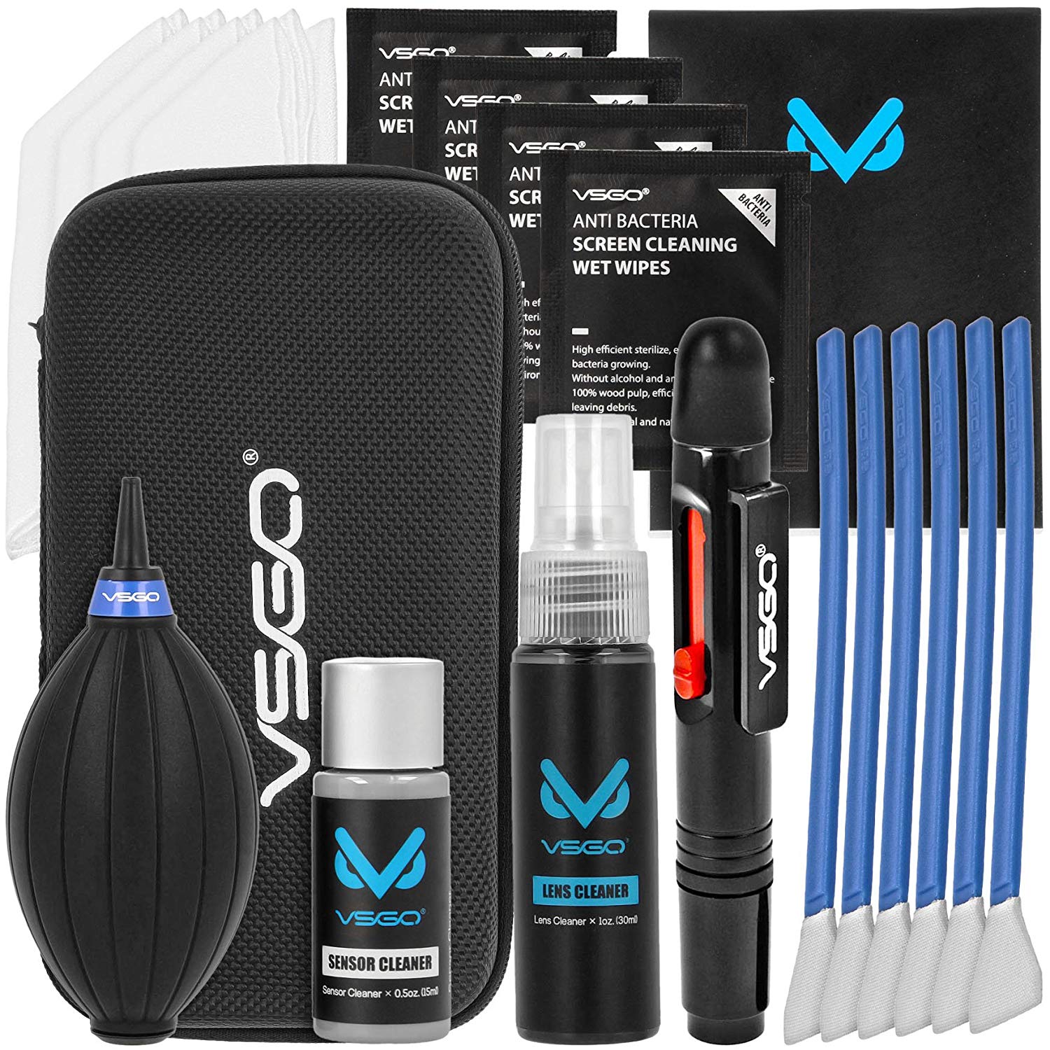 

20 in 1 Lens Cleaning Kit & Sensor Cleaner Set DKL-20 for DSLR Digital Camera Sony / Fujifilm / Nikon / Canon SLR Cameras APS-C Kit