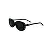 Women's High-End Retro Oval Sunglasses with UV Protection - Ni Ni Cai Wenjing Style