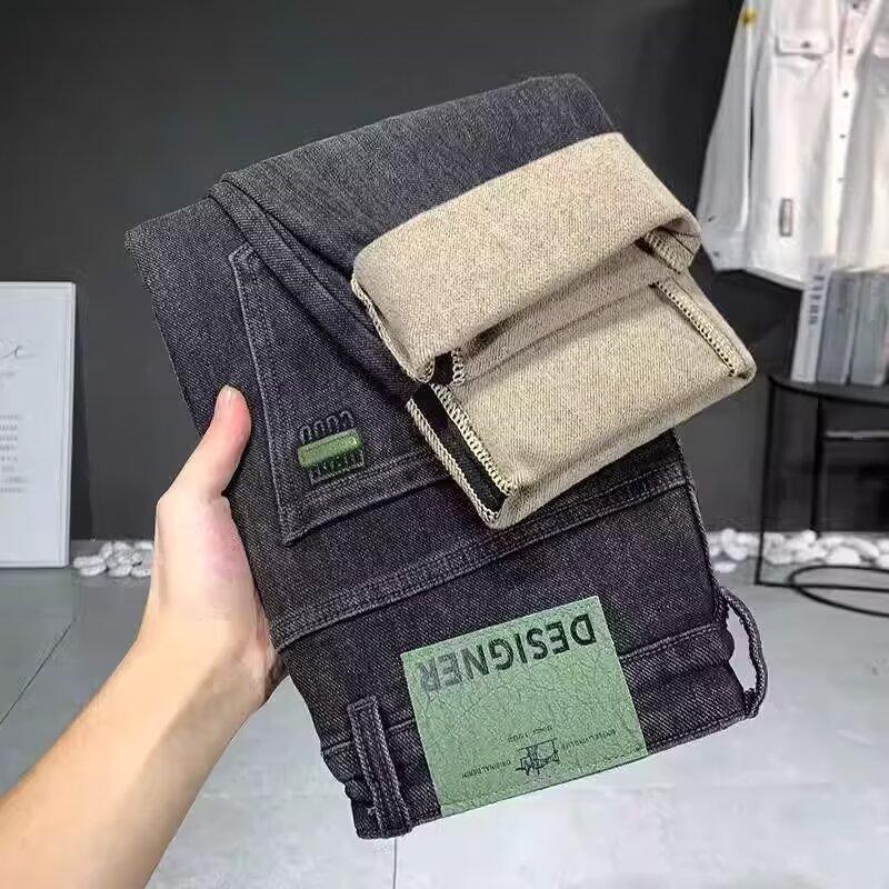 JYL Мужские Черные Джинсы Карго Весенние Облегающие High-Street Эластичная Талия Деним 28（M） алиса синий