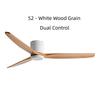 42-60" Modern Whisper-Quiet Villa Hotel Decoration Fan Commercial Ceiling Fan Style Solid Wood Blades Electric Fan