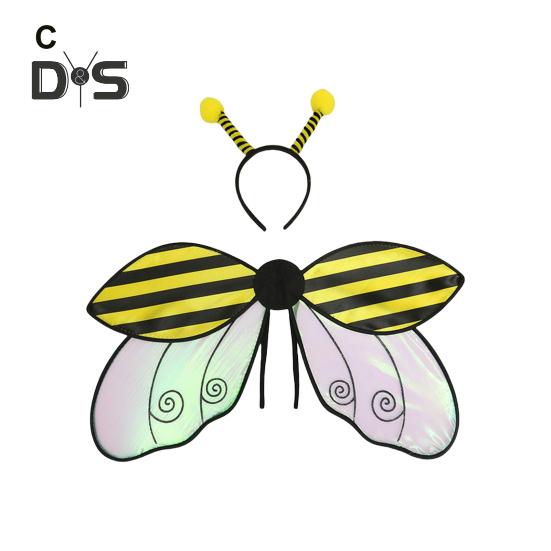 Ladybug Cosplay Wing Universal Ladybird Dress-Up Wing Fairy Wing Costume Accessories for Stage Performance Halloween Parties Photo Props