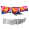 16" Laptop Screen Extender 1200P FHD Portable Triple Monitor for 12-18.5" Laptop Folding Monitor