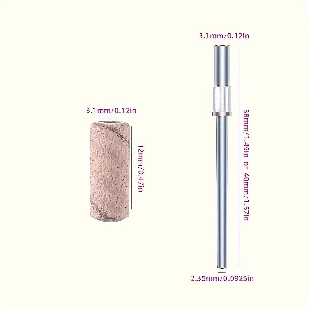 Bits for Manicure and Pedicure Tools Professional 100Pcs Nail Drill Sanding Bands, Unscented Nail Drill