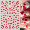 Xiaomi Red Heart Nail Sticker Decals Little Love Heart Valentine 3D Self-adhesive Sliders for Manicure Foil Tattoo Nail Art Decorations