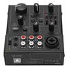Compact Metal Digital Mixer Live Recording Audio Mixer Controller with Effects USB Power Supply