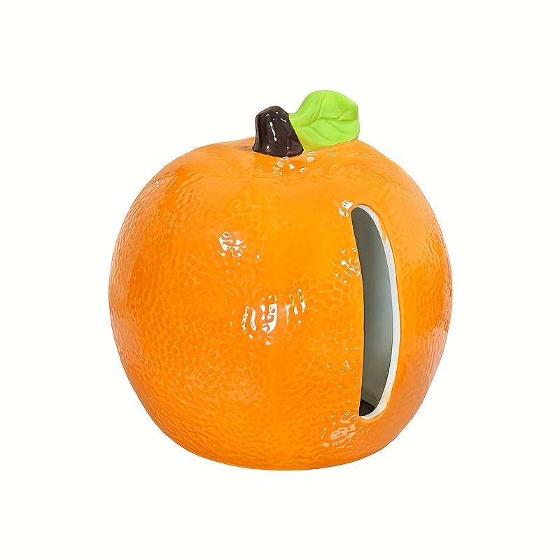 

1 Большая Оранжевая Коробка для Салфеток на Удачу, Домашний Декор для Гостиной, Настольное Украшение, Держатель-Диспенсер для Салфеток, Мультяшный Контейнер для Хранения Бумажных Полотенец